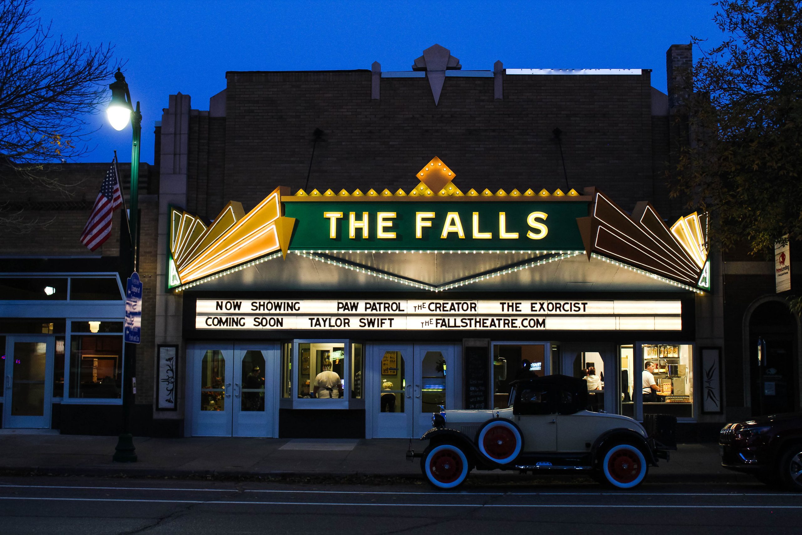 The Falls Theatre Marque