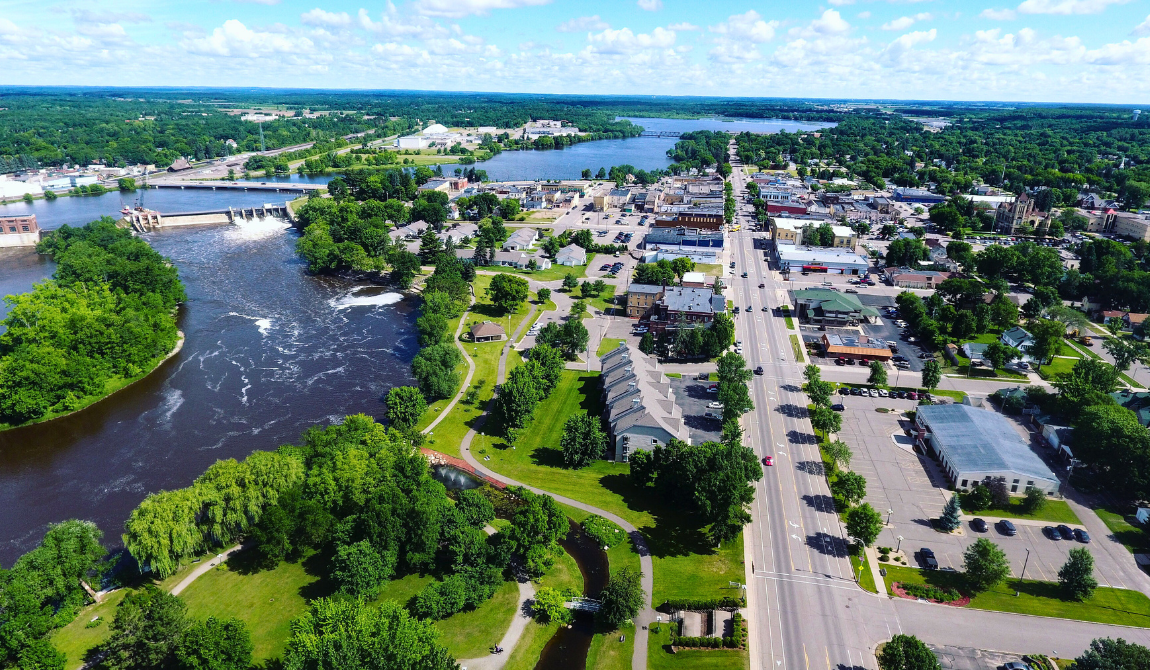 Little Falls Aerial View