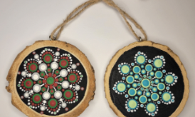 Ornament Dot Mandala Painting