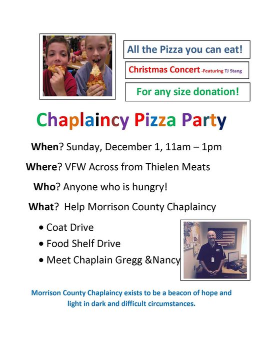 Chaplaincy Pizza Party