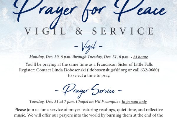 Year-end Prayer for Peace Vigil and Service